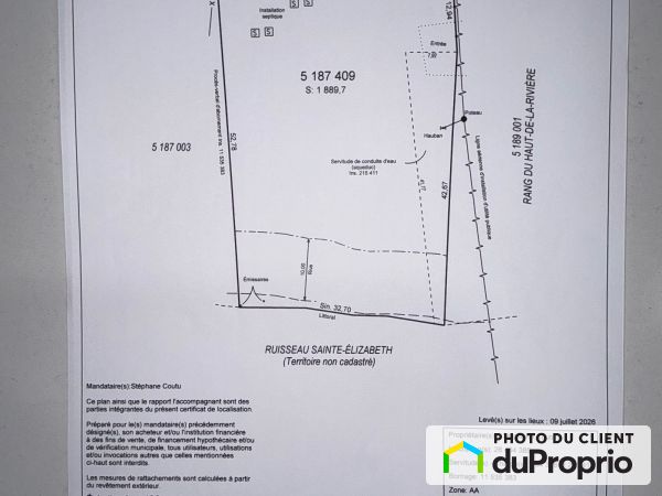 2521 Haut de la riviere, Ste-Élisabeth for sale