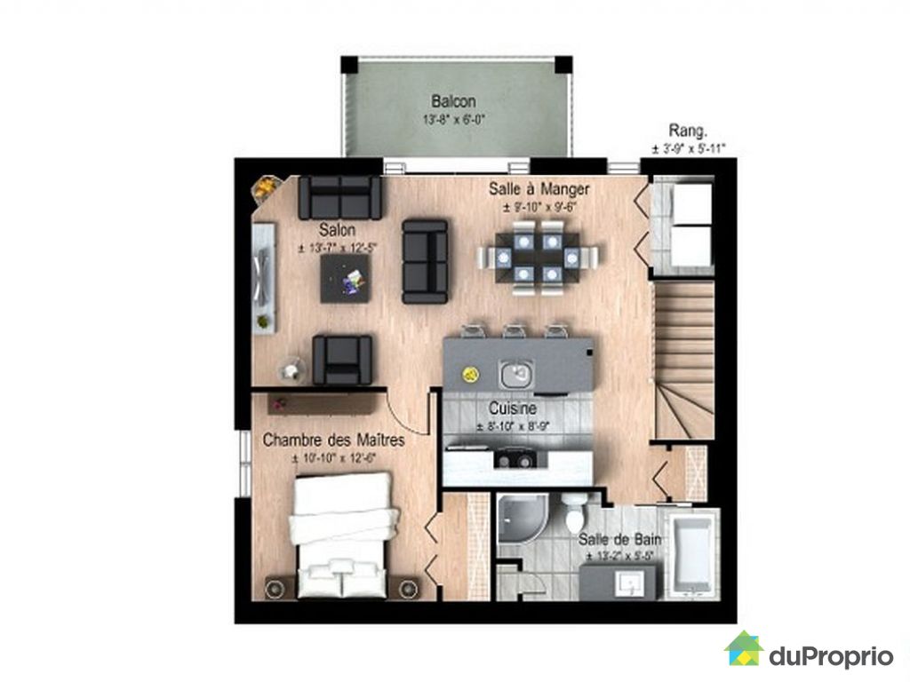 plan de maison 9x9